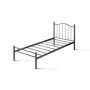 HANAH HOME Krevet K25 Black (100 x 200) - slika 3