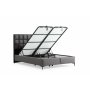 HANAH HOME Krevet Abella 100 x 200 Grey - slika 2