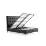 HANAH HOME Krevet Dimple 100 x 200 Black - slika 2