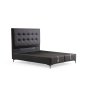 HANAH HOME Krevet Dimple 100 x 200 Black - slika 1