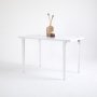 HANAH HOME Trpezarijski sto Eurotas White White - slika 2