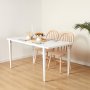 HANAH HOME Trpezarijski sto Eurotas White White - slika 1
