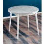 HANAH HOME Trpezarijski sto Stil Antik Antique White - slika 1