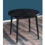 HANAH HOME Trpezarijski sto Stil Bendir Black White - slika 1