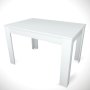 HANAH HOME Trpezarijski sto Single 120 Shiny White - slika 5