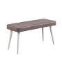 HANAH HOME Trpezarijski sto sa 2 klupe Costa 0701 White Soho Grey - slika 5