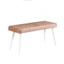 HANAH HOME Trpezarijski sto sa 2 klupe Costa 0900 White Stone - slika 5