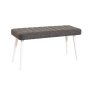 HANAH HOME Trpezarijski sto sa 2 klupe Costa 1053 White Anthracite - slika 5