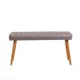 HANAH HOME Trpezarijski sto sa 2 klupe Costa 0701 Atlantic Pine Soho Grey - slika 4