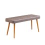 HANAH HOME Trpezarijski sto sa 2 klupe Costa 0701 Atlantic Pine Soho Grey - slika 5