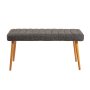 HANAH HOME Trpezarijski sto sa 2 klupe Costa 1053 Atlantic Pine Anthracite - slika 4