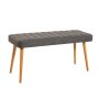 HANAH HOME Trpezarijski sto sa 2 klupe Costa 1053 Atlantic Pine Anthracite - slika 5