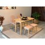 HANAH HOME Trpezarijski sto i stolice Vina Mini 02 0900 Oak Stone - slika 2