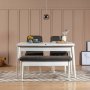 HANAH HOME Trpezarijski set Vina 1053 Anthracite White - slika 1