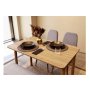 HANAH HOME Trpezarijski set Vina Mini 01 0701 Oak Soho Grey - slika 2