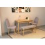 HANAH HOME Trpezarijski set Vina Mini 01 0701 Oak Soho Grey - slika 4