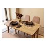 HANAH HOME Trpezarijski set Vina Mini 01 0900 Oak Stone - slika 2