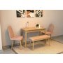 HANAH HOME Trpezarijski set Vina Mini 01 0900 Oak Stone - slika 4