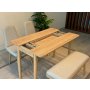 HANAH HOME Trpezarijski set Vina Mini 01 1005 Oak Cream - slika 5