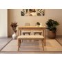 HANAH HOME Trpezarijski set Vina Mini 01 1005 Oak Cream - slika 1