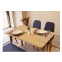 HANAH HOME Trpezarijski set Vina Mini 01 1048 Oak Dark Blue - slika 2