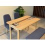 HANAH HOME Trpezarijski set Vina Mini 01 1048 Oak Dark Blue - slika 5