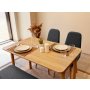 HANAH HOME Trpezarijski set Vina Mini 01 1053 Oak Anthracite - slika 2