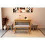 HANAH HOME Trpezarijski set Vina Mini 04 0701 Oak Soho Grey - slika 2