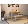 HANAH HOME Trpezarijski set Vina Mini 04 0701 Oak Soho Grey - slika 3