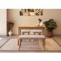 HANAH HOME Trpezarijski set Vina Mini 04 0701 Oak Soho Grey - slika 1