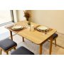 HANAH HOME Trpezarijski set Vina Mini 04 1053 Oak Anthracite - slika 4