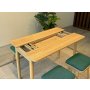 HANAH HOME Trpezarijski set Vina Mini 04 1070 Oak Green - slika 5