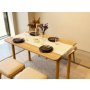 HANAH HOME Trpezarijski set Vina Mini 04 1005 Oak Cream - slika 3