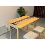 HANAH HOME Trpezarijski set Vina Mini 04 1005 Oak Cream - slika 4