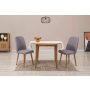HANAH HOME Trpezarijski sto i stolice Vina 0701 - Atlantic Pine Grey - slika 1