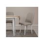 HANAH HOME Trpezarijski sto i stolice Vina 1005 3 v2 - White Cream - slika 2