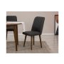 HANAH HOME Trpezarijski sto i stolice Vina 1053 - Walnut Anthracite - slika 2