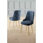 HANAH HOME Set 6 stolica Newa Anthracite Gold - slika 1