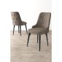HANAH HOME Set 6 stolica Newa Cappuccino Black - slika 1