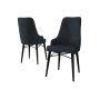 HANAH HOME Set 6 stolica Neta Anthracite Black - slika 2