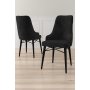 HANAH HOME Set 6 stolica Neta Black - slika 1