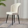 HANAH HOME Set 2 stolice Rubi Cream Black - slika 1