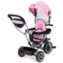 ECO TOYS 2u1 tricikl sa rotirajuim sediçtem i sklopivom tendom Pink, ECOTOYS - slika 3