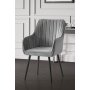 HANAH HOME Stolica Nova Grey Black - slika 1