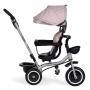 ECO TOYS 2u1 tricikl sa rotirajuim sedistem i sklopivom tendom Beige, ECOTOYS - slika 4