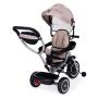ECO TOYS 2u1 tricikl sa rotirajuim sedistem i sklopivom tendom Beige, ECOTOYS - slika 1