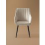 HANAH HOME Stolica Nova Cream Black - slika 2