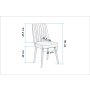 HANAH HOME Stolica Vina Atlantic Pine Pistachio Green - slika 5