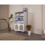 HANAH HOME Polica za knjige Bohem White Oak - slika 3