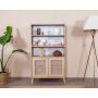 HANAH HOME Polica za knjige Goose White Oak v2 - slika 1